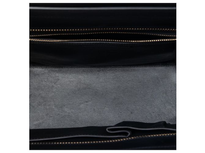 Céline Celine Brown Mini Tricolor Kalbsleder Luggage Tote Braun - Ansicht 4