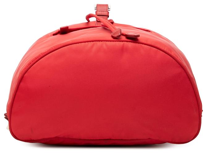 Prada Rucksack Red Tessuto Rot - Ansicht 3