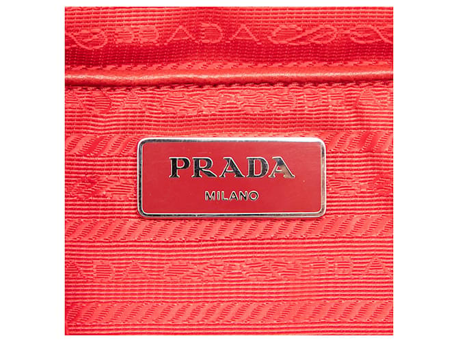 Prada Rucksack Red Tessuto Rot - Ansicht 5
