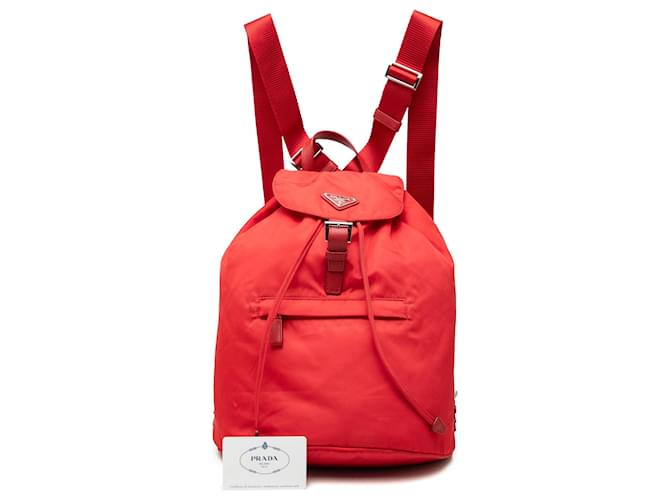 Prada Rucksack Red Tessuto Rot - Ansicht 7