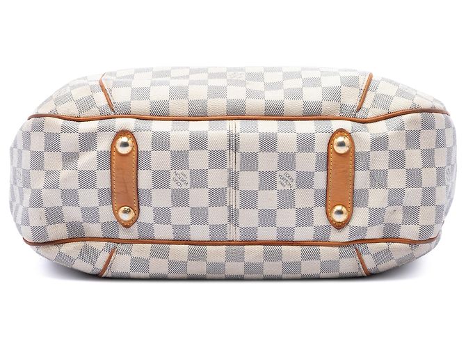 Louis Vuitton White Damier Azur Galliera PM Bianco - vista 3