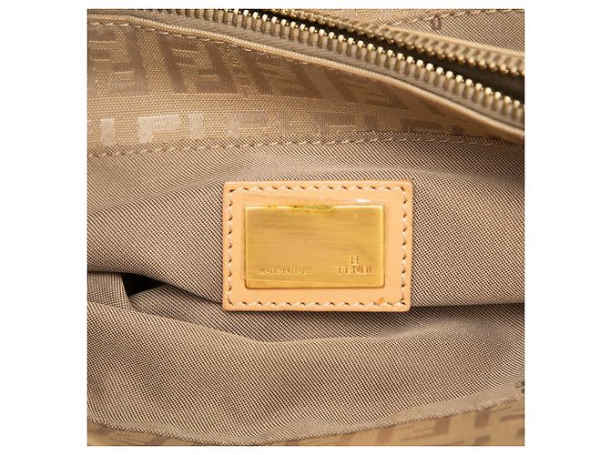 Fendi Beige Zucchino Canvas Shopping Tote - Ansicht 5