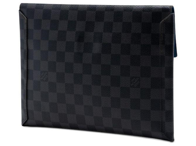 Louis Vuitton Triple Pochette Alpha in Damier Graphite nero - vista 2