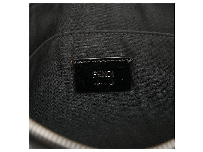 Clutch Fendi Black FF 1974 Nylon Camouflage Nero - vista 5