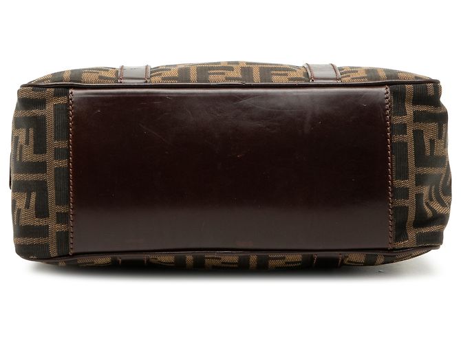 Borsa Fendi in tela Zucca marrone - vista 3