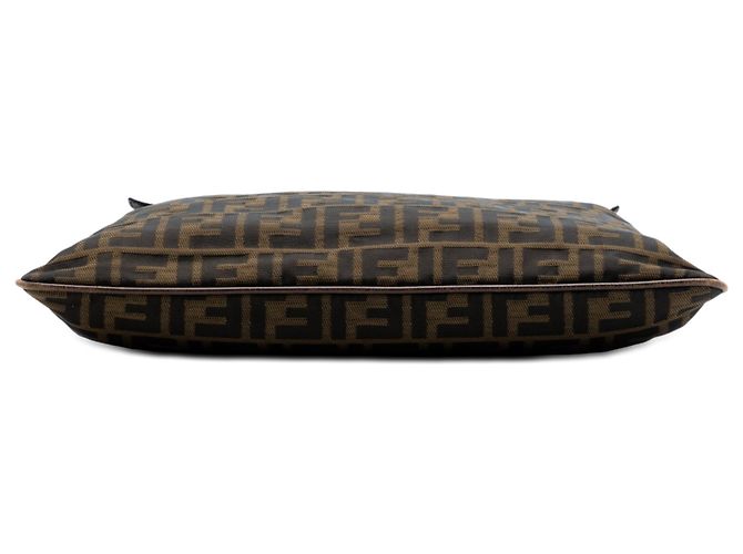Fendi Marrone Zucca Canvas Crossbody - vista 3