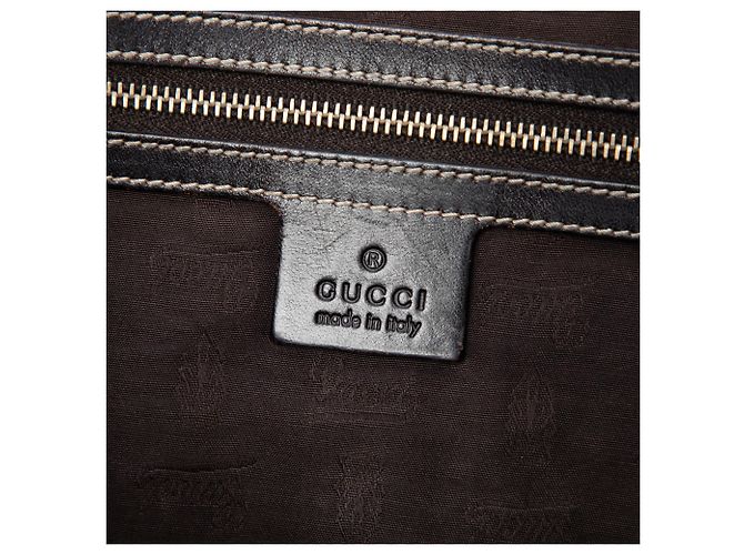 Gucci Beige GG Canvas Horsebit Web Crossbody - vista 5