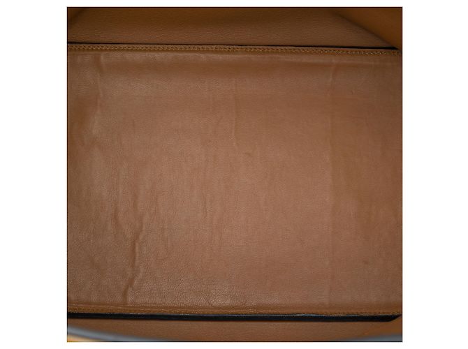 Bolsa Tote Prada Yellow City em couro de bezerro com fivela Amarelo Mostarda - vista 4