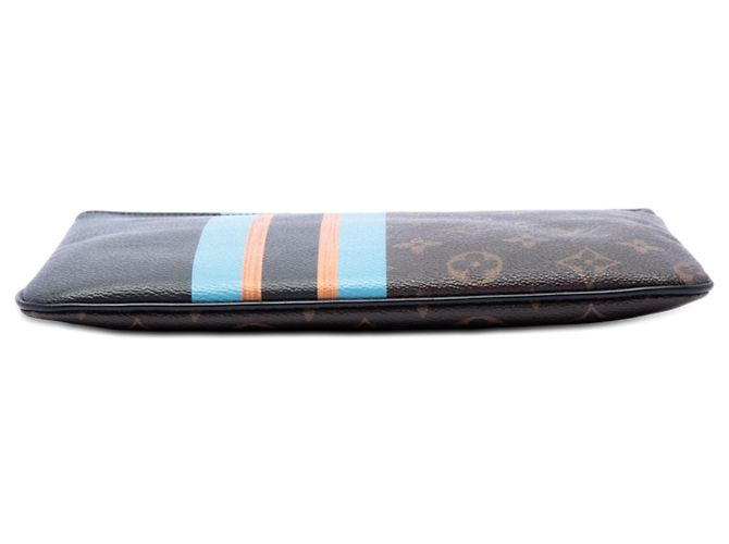 Louis Vuitton Pochette Plate MM Marrone Monogram - vista 3
