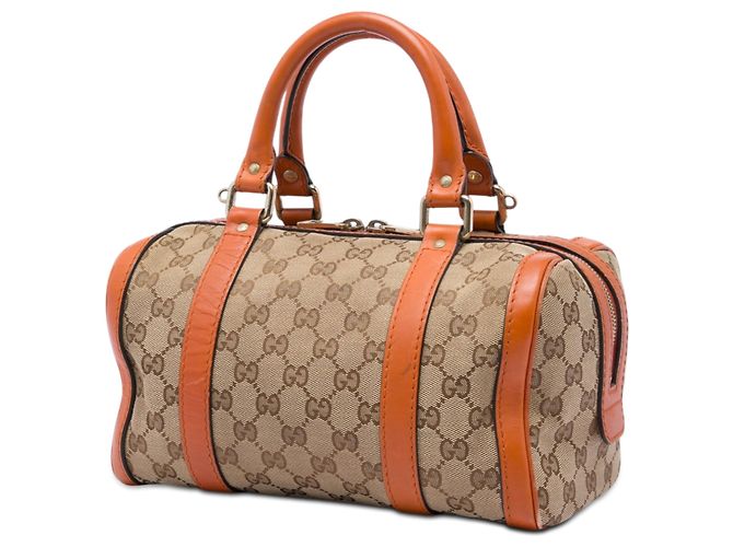 Gucci Beige Small GG Canvas Joy Boston Tasche - Ansicht 2