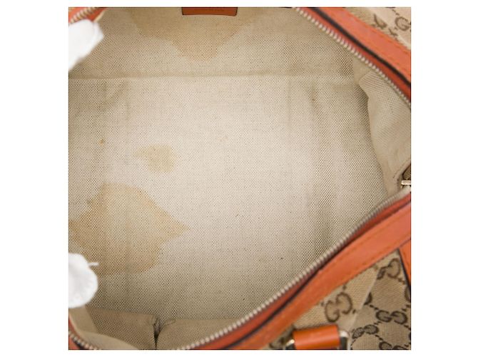 Gucci Beige Small GG Canvas Joy Boston Tasche - Ansicht 4