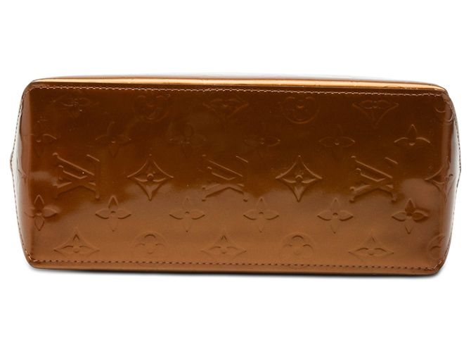 Louis Vuitton Marrone Monogram Vernis Reade PM Bronzo - vista 3