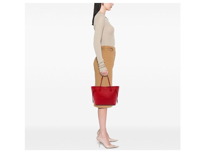 Louis Vuitton Red Epi Neverfull MM Rosso - vista 6