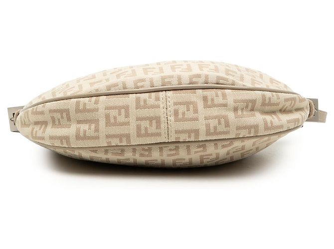 Fendi Borsa Hobo in tela Zucchino beige - vista 3