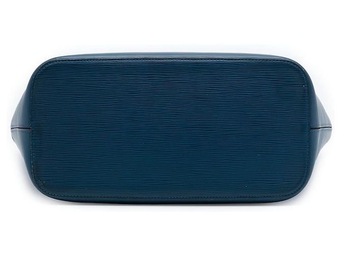 Louis Vuitton Blue Epi Neverfull MM Blu scuro - vista 3