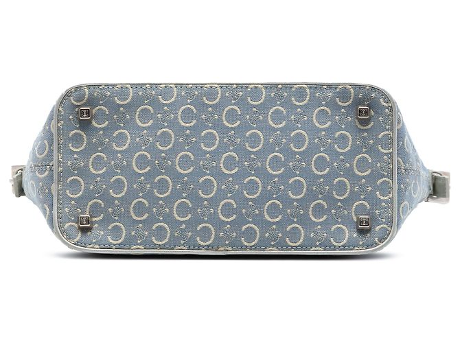 16 Céline Celine Blue C Macadam Canvas Handtasche Blau Hellblau - Ansicht 3