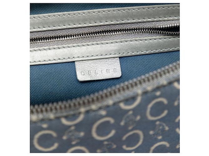 16 Céline Celine Blue C Macadam Canvas Handtasche Blau Hellblau - Ansicht 5