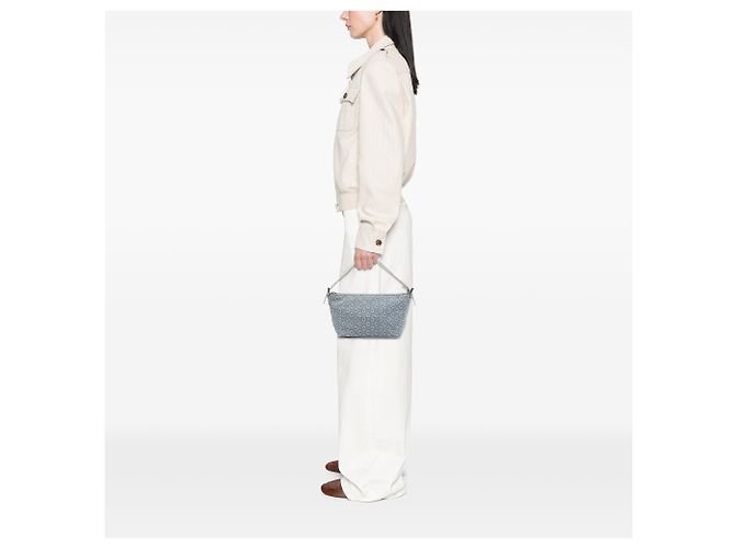 16 Céline Celine Blue C Macadam Canvas Handtasche Blau Hellblau - Ansicht 6