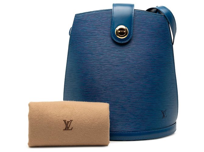 Louis Vuitton Blue Epi Cluny - vista 8