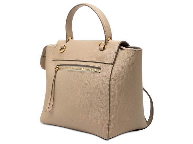 Belt Bag Céline Borsa Belt in pelle di vitello micro granulata beige Celine - vista 2