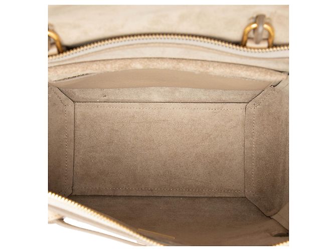 Belt Bag Céline Borsa Belt in pelle di vitello micro granulata beige Celine - vista 4