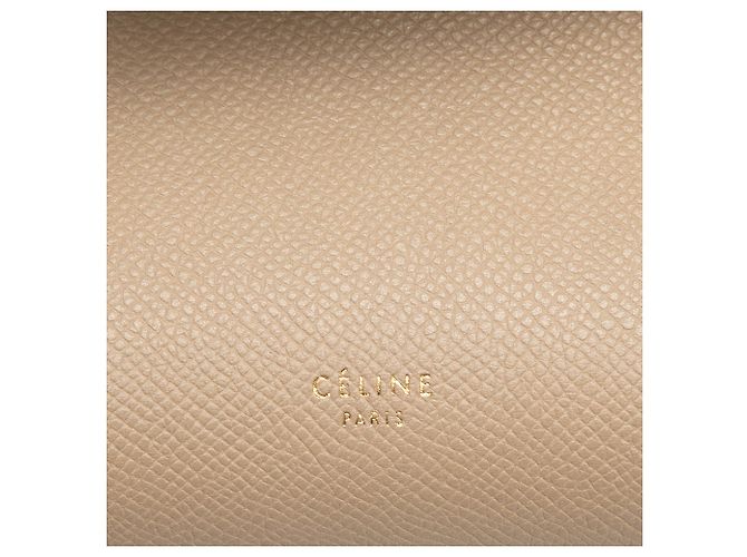 Belt Bag Céline Borsa Belt in pelle di vitello micro granulata beige Celine - vista 6