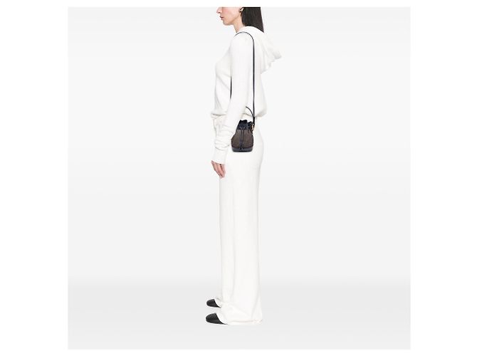 Fendi Borsa a secchiello Mini Zucca Mesh Mon Tresor marrone - vista 6