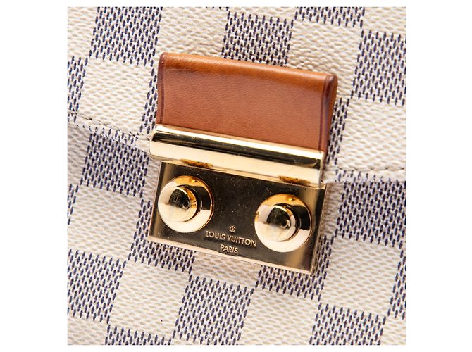 Louis Vuitton Bianco Damier Azur Croisette - vista 5