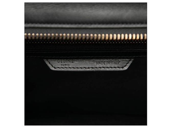 Céline Tote Luggage in pelle di vitello e nubuck tricolore micro beige Celine - vista 5
