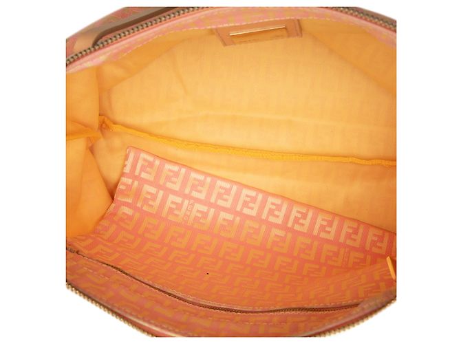 Fendi Pink Small Zucchino Canvas Tote - Ansicht 4