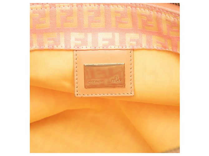 Fendi Pink Small Zucchino Canvas Tote - Ansicht 5