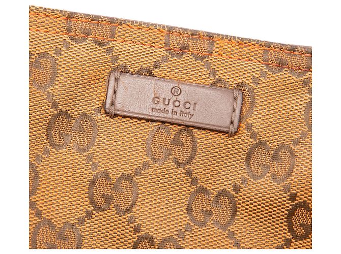 Gucci Orange GG Canvas Web Tote - Ansicht 5