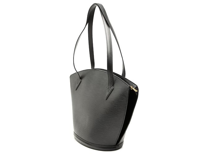 Louis Vuitton Borsa Saint Jacques GM in Epi nero con tracolla lunga - vista 2