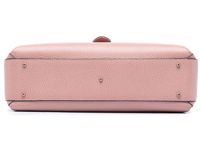 Borsa satchel Gucci Pink Medium Dollar Calfskin Interlocking G Rosa - vista 3