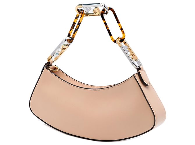 Borsa Fendi Pink Leather O Lock Swing Rosa - vista 2