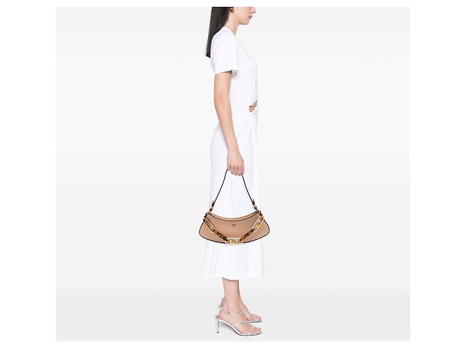 Borsa Fendi Pink Leather O Lock Swing Rosa - vista 7