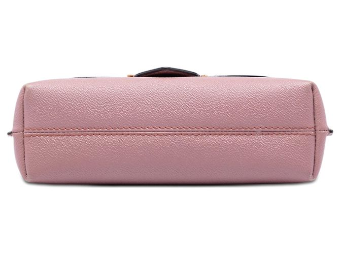 Burberry Pink Small Leather Medley Buckle Crossbody Rosa - vista 3