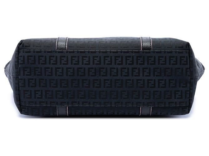 Fendi Superstar Tote aus schwarzem Zucchino-Canvas - Ansicht 3