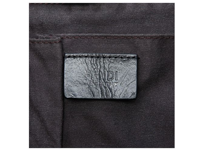 Fendi Superstar Tote aus schwarzem Zucchino-Canvas - Ansicht 5