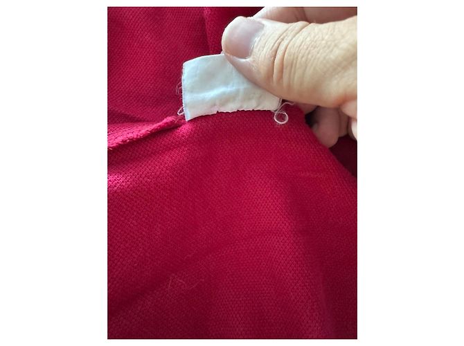 Burberry Polohemd Rot mit Check-Muster - Ansicht 10