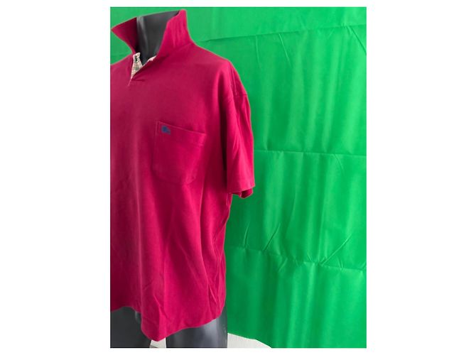Burberry Polohemd Rot mit Check-Muster - Ansicht 7