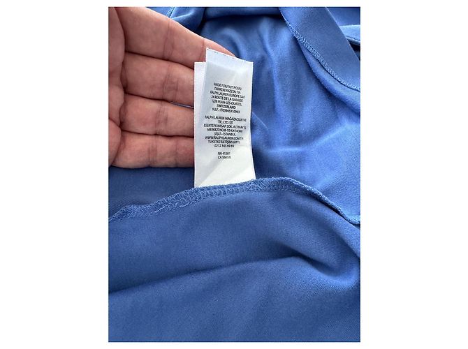 Polo Ralph Lauren Kurzarm Polohemd Blau - Ansicht 13