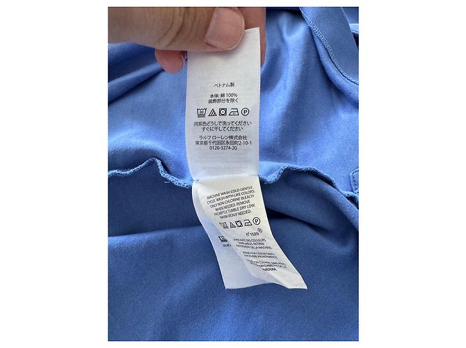Polo Ralph Lauren Kurzarm Polohemd Blau - Ansicht 14