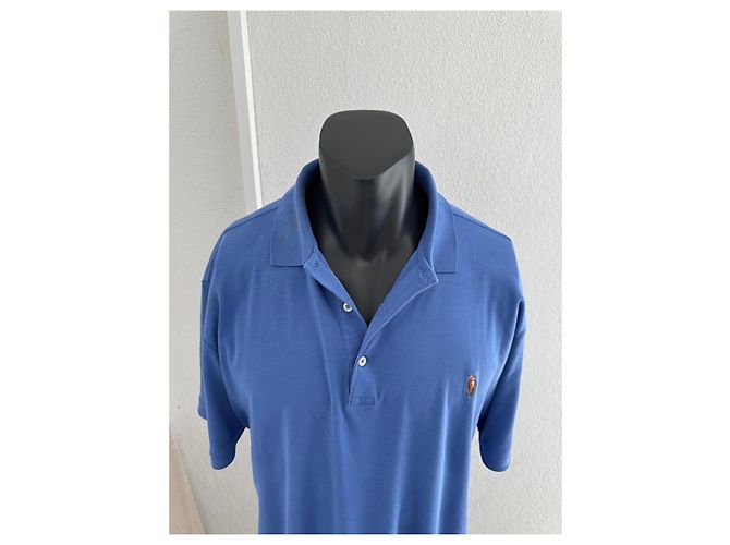 Polo Ralph Lauren Kurzarm Polohemd Blau - Ansicht 4