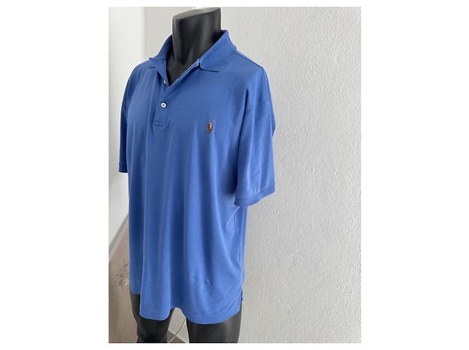 Polo Ralph Lauren Kurzarm Polohemd Blau - Ansicht 6