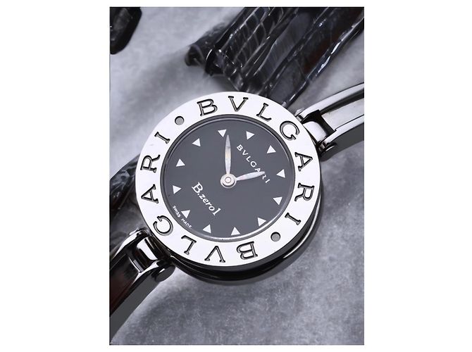 Bulgari Reloj Bvlgari B.zero1 de acero, esfera negra Negro Hardware de plata - vista 4