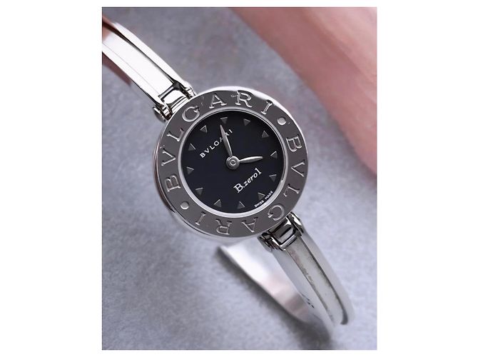 Bulgari Reloj Bvlgari B.zero1 de acero, esfera negra Negro Hardware de plata - vista 6