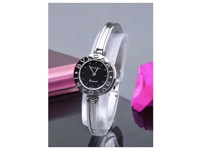 Bulgari Reloj Bvlgari B.zero1 de acero, esfera negra Negro Hardware de plata - vista 7