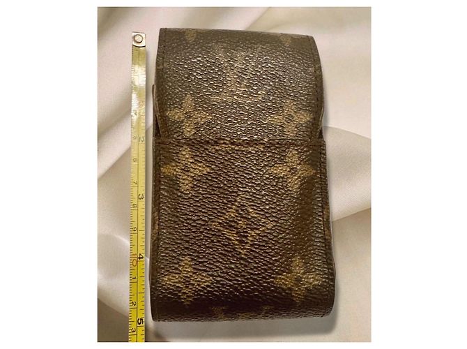 Louis Vuitton Monogram Canvas Cigarette Case Brown - view 6