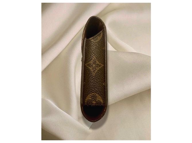 Louis Vuitton Monogram Canvas Cigarette Case Brown - view 8